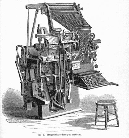 Mergenthaler's Linotype Machine